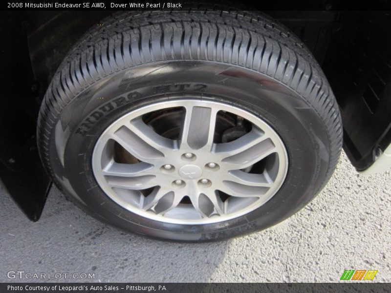 Dover White Pearl / Black 2008 Mitsubishi Endeavor SE AWD