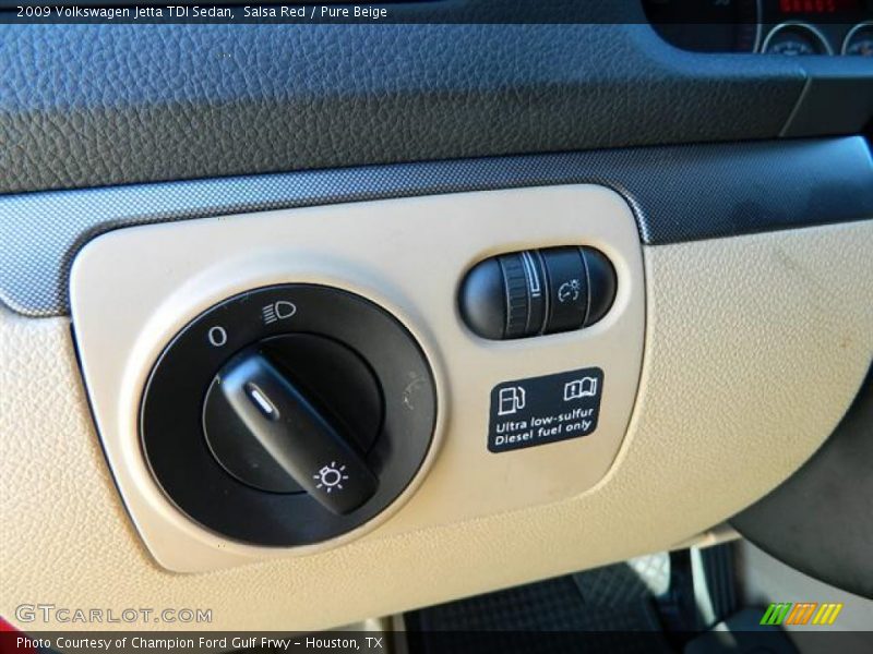 Salsa Red / Pure Beige 2009 Volkswagen Jetta TDI Sedan