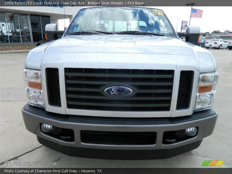 Brilliant Silver Metallic / FX4 Black 2009 Ford F250 Super Duty FX4 Crew Cab 4x4
