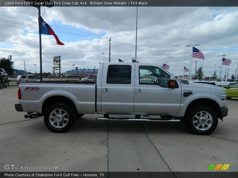 Brilliant Silver Metallic / FX4 Black 2009 Ford F250 Super Duty FX4 Crew Cab 4x4