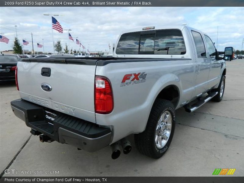 Brilliant Silver Metallic / FX4 Black 2009 Ford F250 Super Duty FX4 Crew Cab 4x4