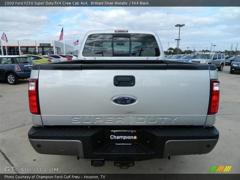 Brilliant Silver Metallic / FX4 Black 2009 Ford F250 Super Duty FX4 Crew Cab 4x4
