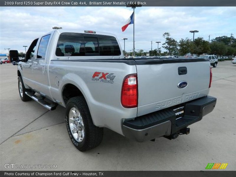 Brilliant Silver Metallic / FX4 Black 2009 Ford F250 Super Duty FX4 Crew Cab 4x4