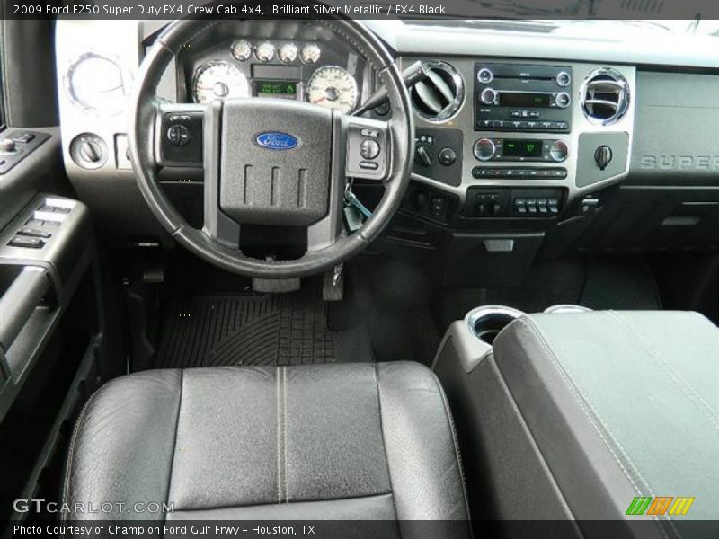 Brilliant Silver Metallic / FX4 Black 2009 Ford F250 Super Duty FX4 Crew Cab 4x4