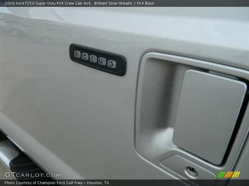 Brilliant Silver Metallic / FX4 Black 2009 Ford F250 Super Duty FX4 Crew Cab 4x4