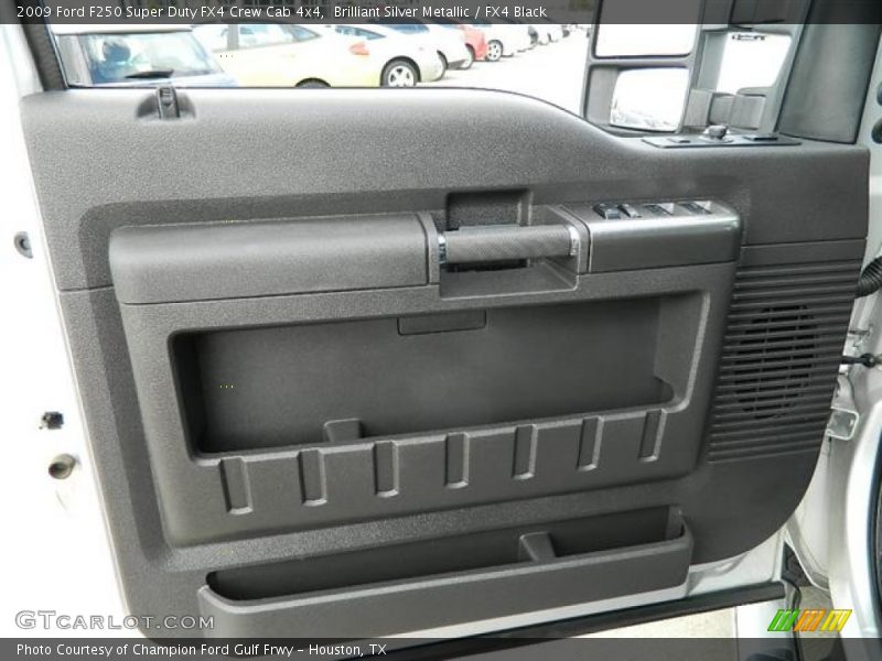 Brilliant Silver Metallic / FX4 Black 2009 Ford F250 Super Duty FX4 Crew Cab 4x4