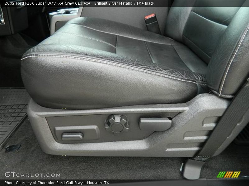 Brilliant Silver Metallic / FX4 Black 2009 Ford F250 Super Duty FX4 Crew Cab 4x4