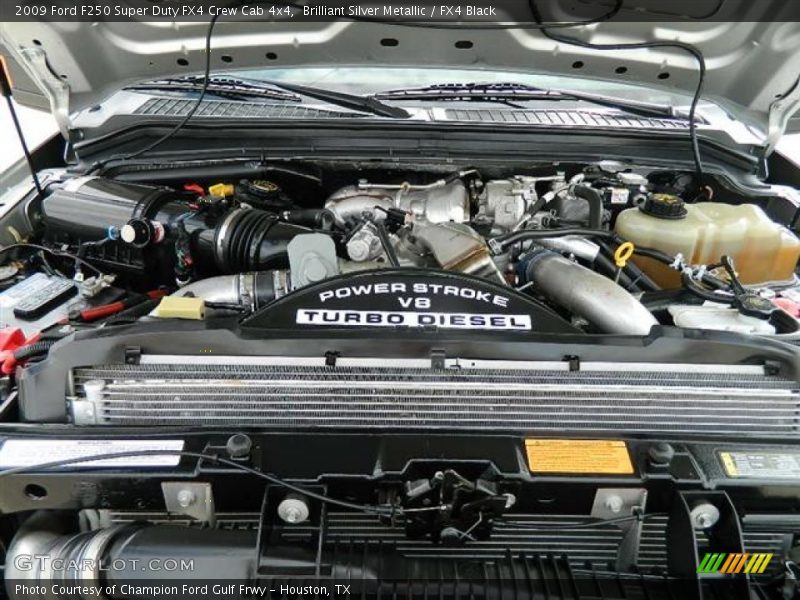 Brilliant Silver Metallic / FX4 Black 2009 Ford F250 Super Duty FX4 Crew Cab 4x4