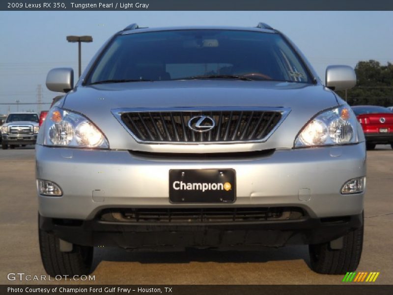 Tungsten Pearl / Light Gray 2009 Lexus RX 350
