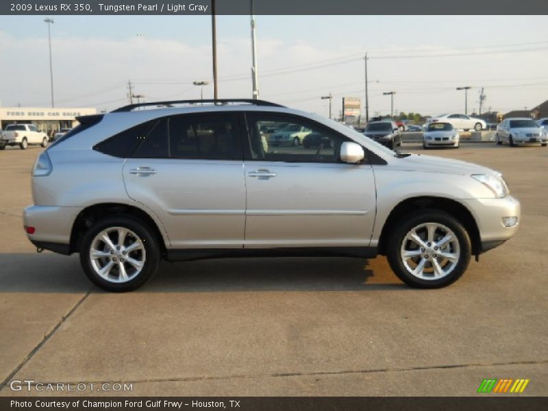 Tungsten Pearl / Light Gray 2009 Lexus RX 350