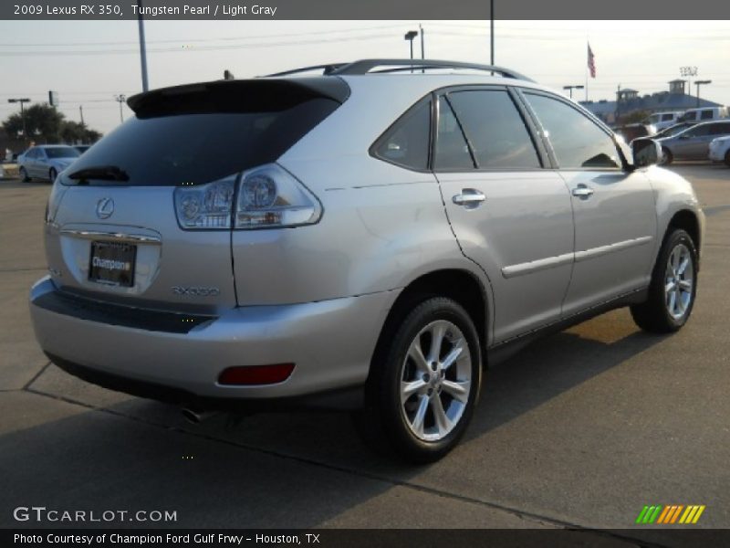 Tungsten Pearl / Light Gray 2009 Lexus RX 350