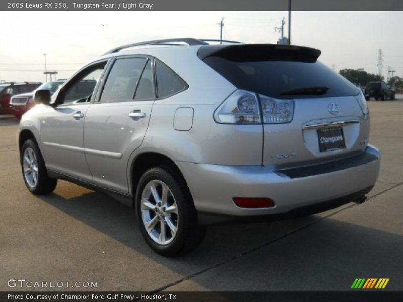Tungsten Pearl / Light Gray 2009 Lexus RX 350
