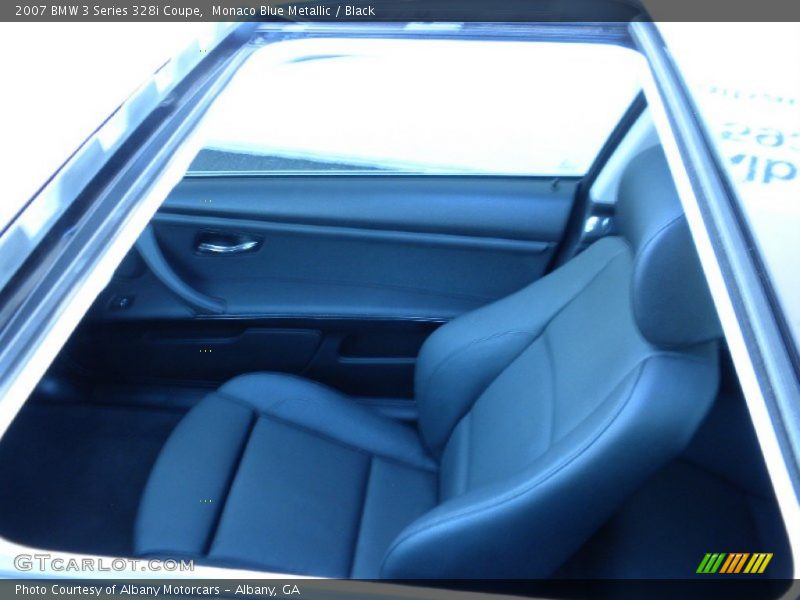 Monaco Blue Metallic / Black 2007 BMW 3 Series 328i Coupe