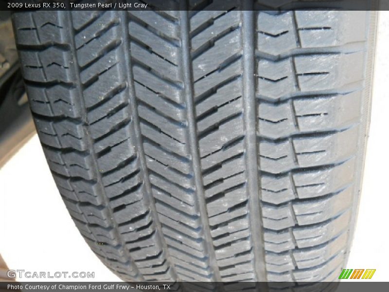 Tungsten Pearl / Light Gray 2009 Lexus RX 350