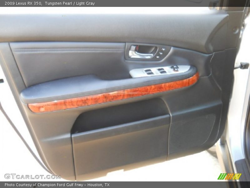 Tungsten Pearl / Light Gray 2009 Lexus RX 350