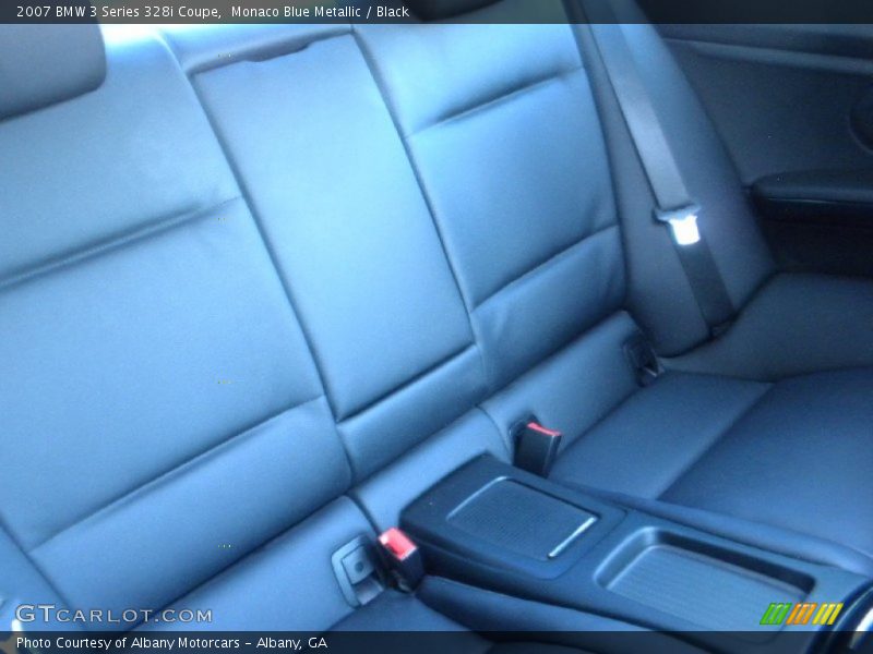 Monaco Blue Metallic / Black 2007 BMW 3 Series 328i Coupe