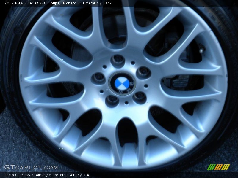 Monaco Blue Metallic / Black 2007 BMW 3 Series 328i Coupe