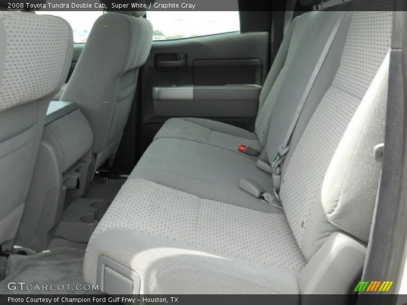 Super White / Graphite Gray 2008 Toyota Tundra Double Cab