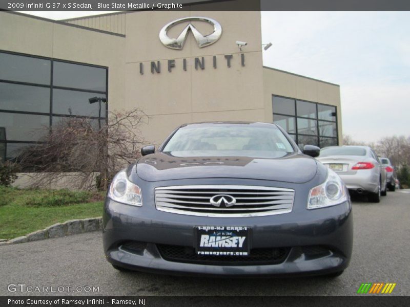 Blue Slate Metallic / Graphite 2009 Infiniti G 37 x S Sedan