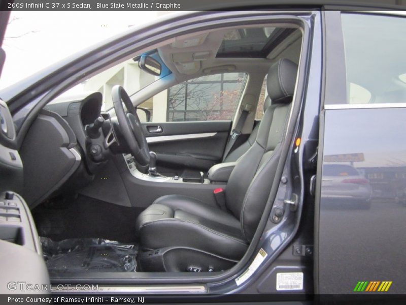 Blue Slate Metallic / Graphite 2009 Infiniti G 37 x S Sedan