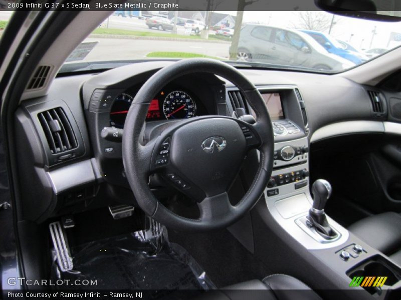 Blue Slate Metallic / Graphite 2009 Infiniti G 37 x S Sedan