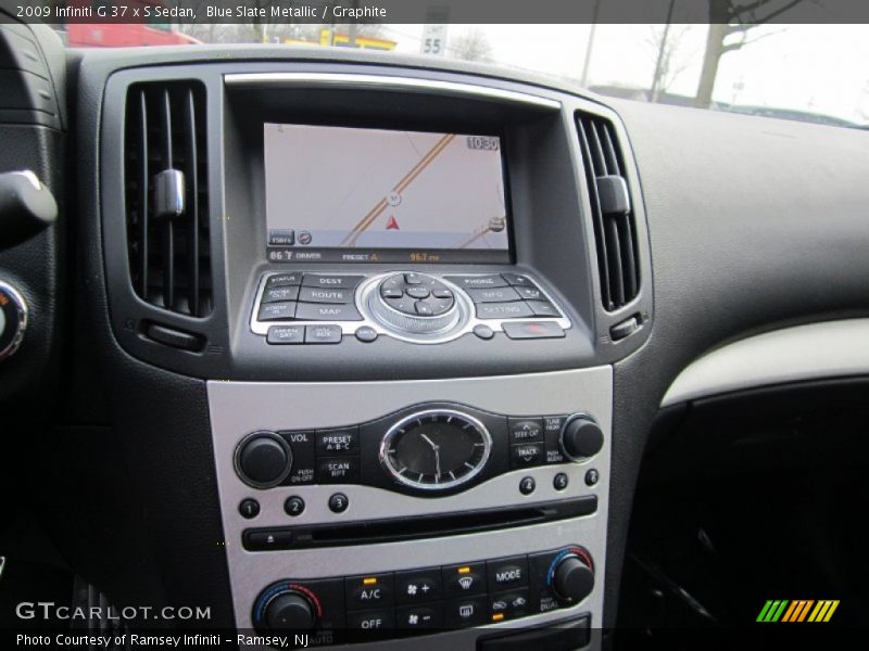 Blue Slate Metallic / Graphite 2009 Infiniti G 37 x S Sedan