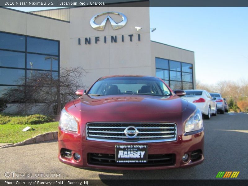 Tuscan Sun Red / Charcoal 2010 Nissan Maxima 3.5 S