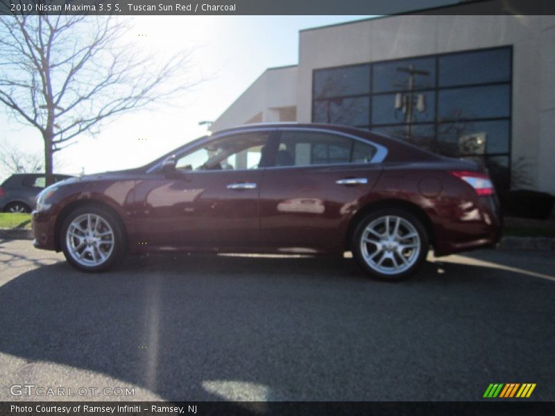 Tuscan Sun Red / Charcoal 2010 Nissan Maxima 3.5 S