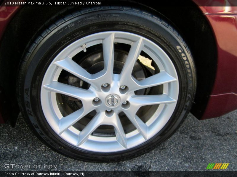 Tuscan Sun Red / Charcoal 2010 Nissan Maxima 3.5 S