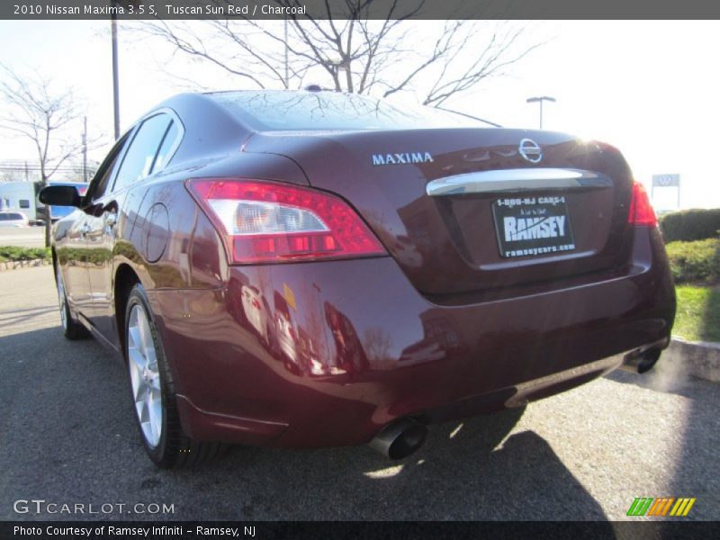 Tuscan Sun Red / Charcoal 2010 Nissan Maxima 3.5 S