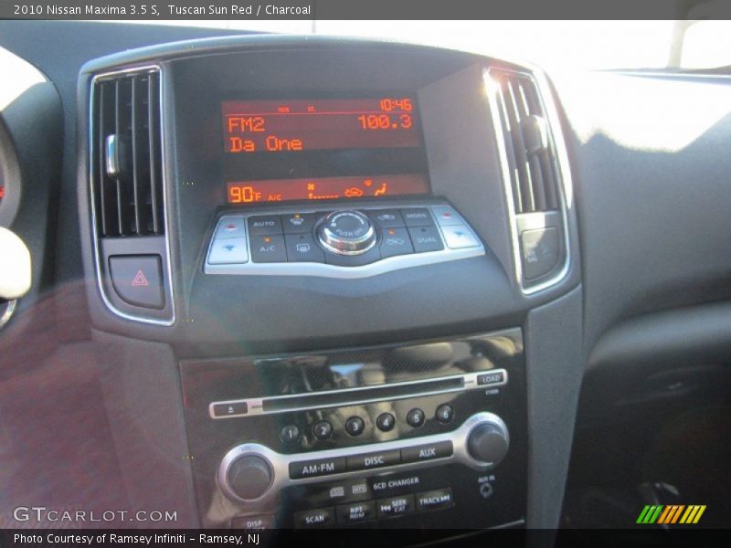 Tuscan Sun Red / Charcoal 2010 Nissan Maxima 3.5 S