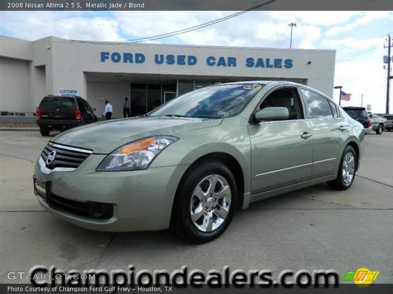 Metallic Jade / Blond 2008 Nissan Altima 2.5 S