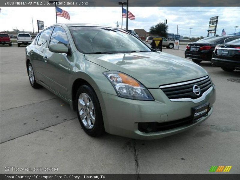 Metallic Jade / Blond 2008 Nissan Altima 2.5 S