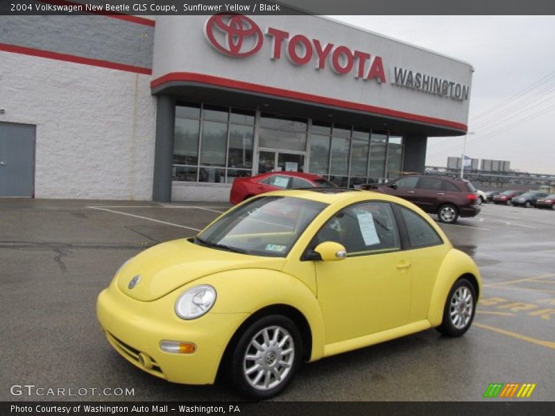 Sunflower Yellow / Black 2004 Volkswagen New Beetle GLS Coupe