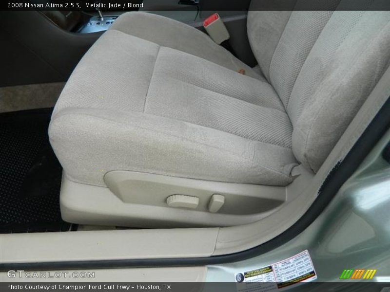 Metallic Jade / Blond 2008 Nissan Altima 2.5 S