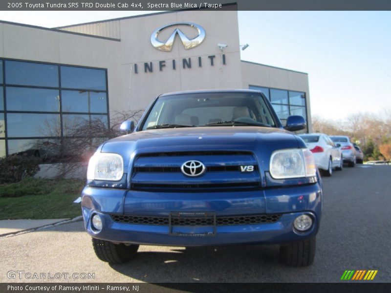 Spectra Blue Mica / Taupe 2005 Toyota Tundra SR5 TRD Double Cab 4x4
