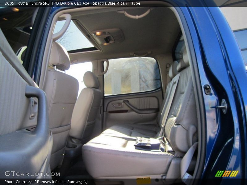 Spectra Blue Mica / Taupe 2005 Toyota Tundra SR5 TRD Double Cab 4x4