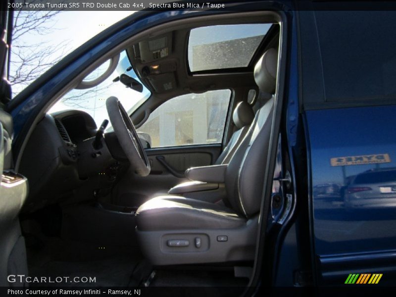 Spectra Blue Mica / Taupe 2005 Toyota Tundra SR5 TRD Double Cab 4x4