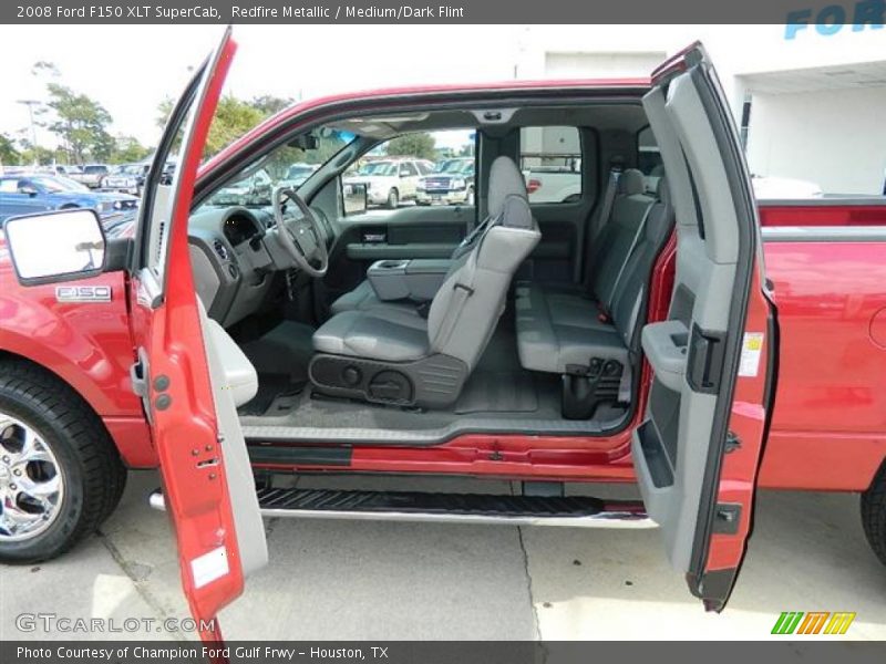 Redfire Metallic / Medium/Dark Flint 2008 Ford F150 XLT SuperCab