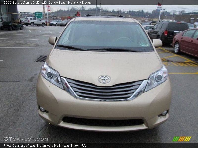 Sandy Beach Metallic / Bisque 2011 Toyota Sienna XLE AWD