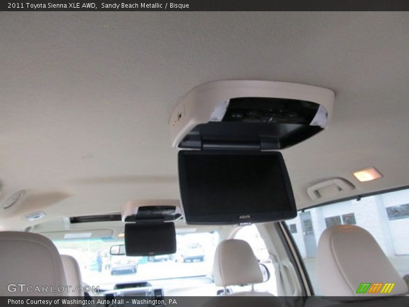 Sandy Beach Metallic / Bisque 2011 Toyota Sienna XLE AWD