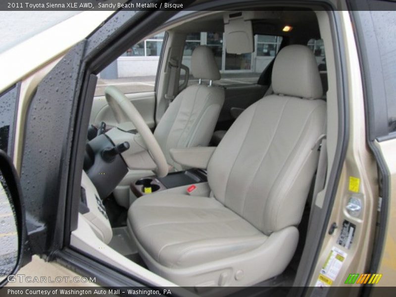 Sandy Beach Metallic / Bisque 2011 Toyota Sienna XLE AWD
