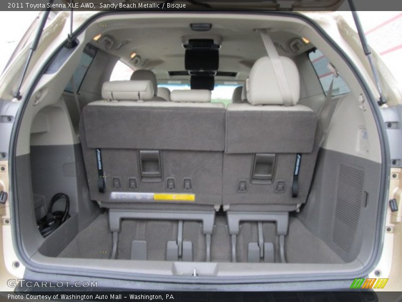 Sandy Beach Metallic / Bisque 2011 Toyota Sienna XLE AWD