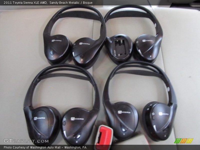 Sandy Beach Metallic / Bisque 2011 Toyota Sienna XLE AWD