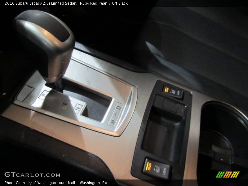 Ruby Red Pearl / Off Black 2010 Subaru Legacy 2.5i Limited Sedan