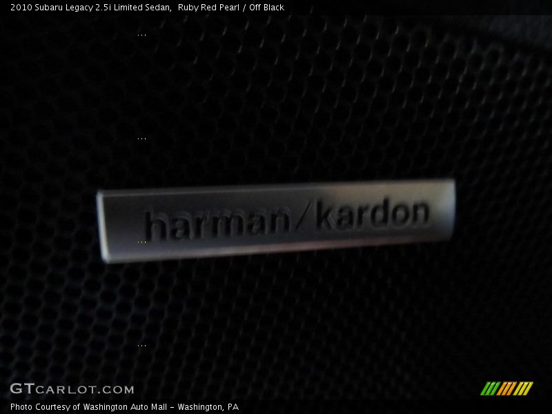 Ruby Red Pearl / Off Black 2010 Subaru Legacy 2.5i Limited Sedan