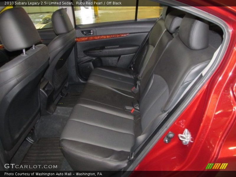 Ruby Red Pearl / Off Black 2010 Subaru Legacy 2.5i Limited Sedan