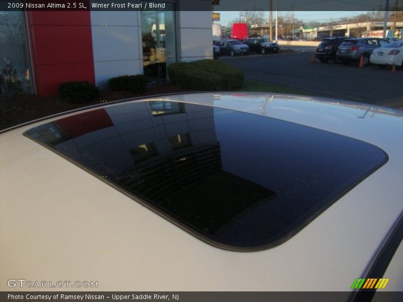 Winter Frost Pearl / Blond 2009 Nissan Altima 2.5 SL