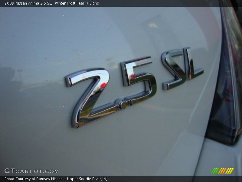 Winter Frost Pearl / Blond 2009 Nissan Altima 2.5 SL
