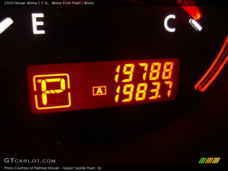 Winter Frost Pearl / Blond 2009 Nissan Altima 2.5 SL